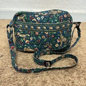 Vera Bradley Blue Floral Crossbody Bag